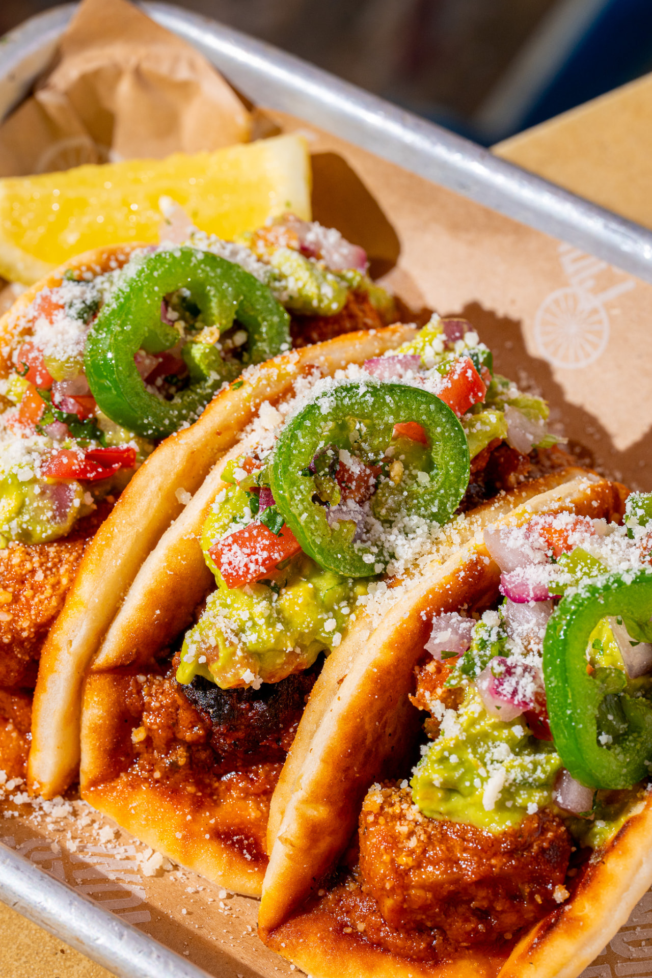 Tacos, close up