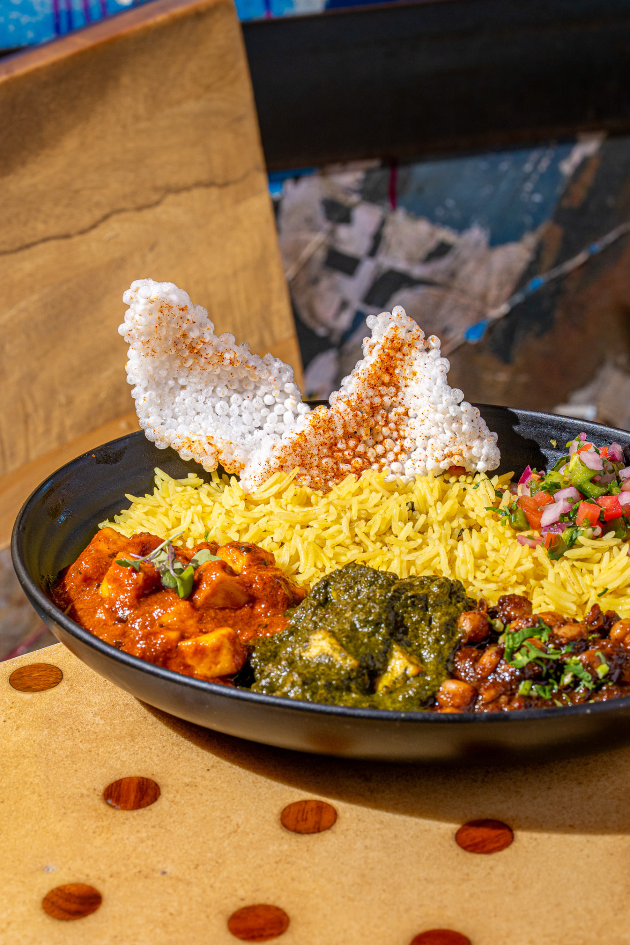 Punjabi by Nature bowl with sago papad