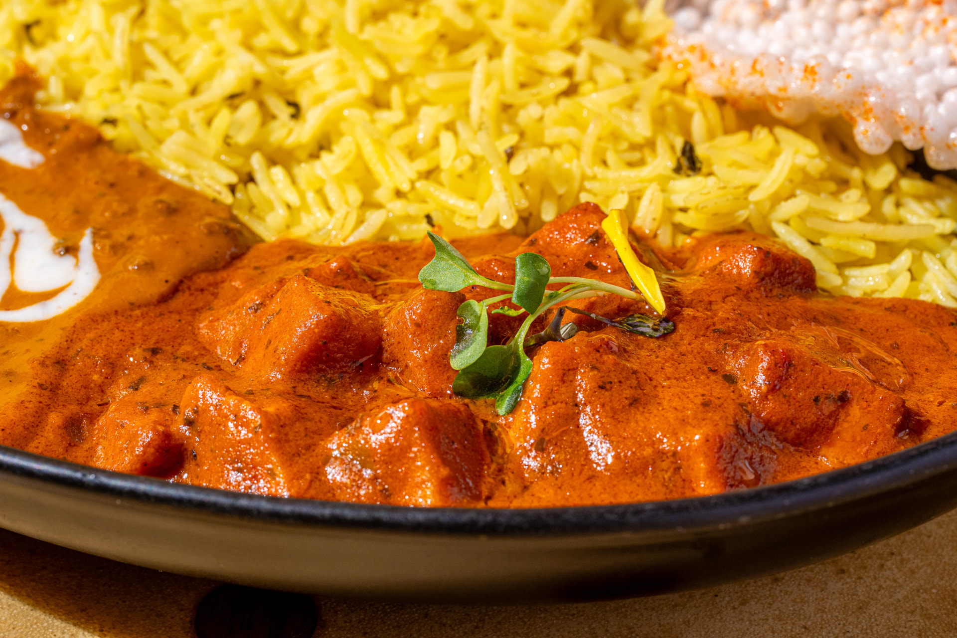 Tikka Masala Bowl, close up